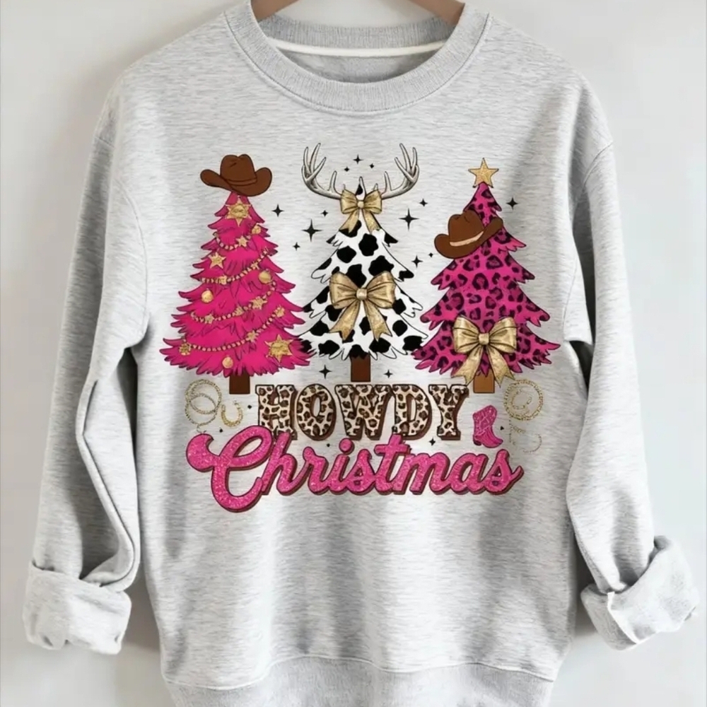 Western Christmas Sweater Howdy Christmas Sweater Cowgirl Christmas Cowboy Style